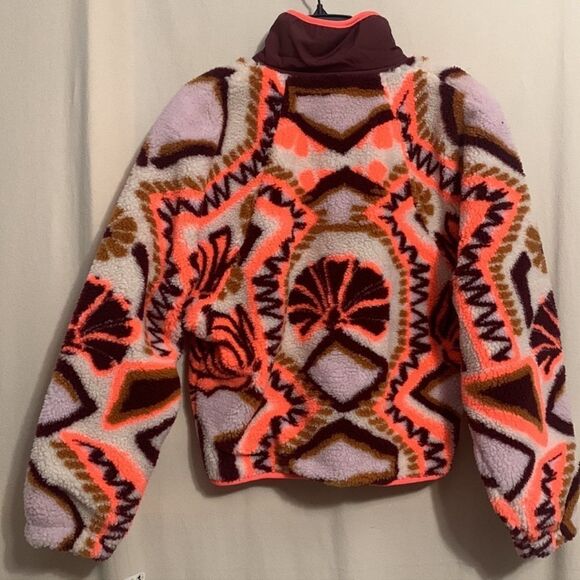 NWOT FP MOVEMENT Colorful Geometric Patterned Jacket - Picture 6 of 6